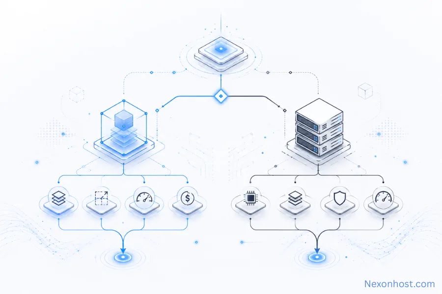 VPS versus bare metal hosting decision flowchart for infrastructure buyers