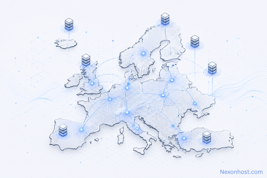 European dedicated server location map for low latency hosting decisions